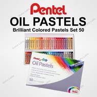 Crayon Pentel Oil Pastels 50 colors - Oil Pastel Crayons Crayon Oil Pastel