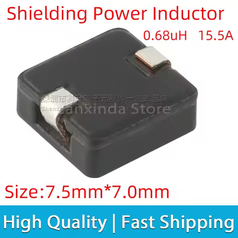 5pcs HAH83-R68 HAH83 R68 SMD Choke Coil 0.68UH 15.5A SMT Power Inductor Shielding Filter Inductance 