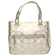Coach 22447 Harry Poppy 標誌性金屬質感托特包
COACH米色 x 金屬色 [二手]