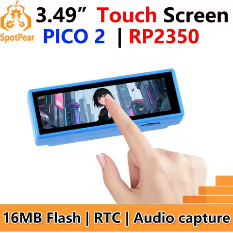 Raspberry Pi Pico 2 RP2350B 3.49-inch capacitive TouchCcree 3.49inch LCD display development board 1