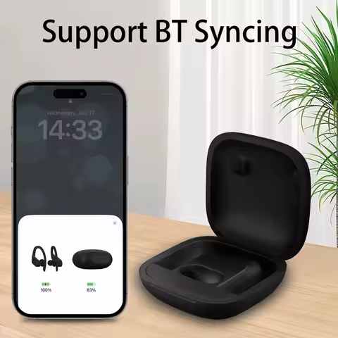Earphone Charger Box Replacement Earbud Charging Station Built in 700mAh Battery with BT Pairing for
