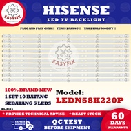 LEDN58K220P HISENSE 58 INCH LED TV BACKLIGHT ( LAMPU TV ) 58K220P 58K220 LEDN58K220