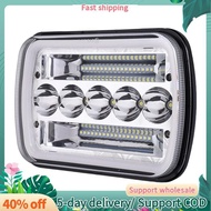 5X7Inch 7X6Inch LED Headlight Hi-Lo Beam  DRL for   XJ  YJ