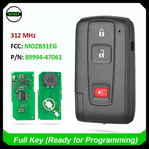 DIYKEY Smart Remote Key ASK 312MHz for Toyota Prius 2004 2005 2006 2007 2008 2009 - FCC: M0ZB31EG 00