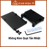 Vỏ nhôm tản nhiệt Raspberry pi 4 model B (kèm quạt tản nhiệt)