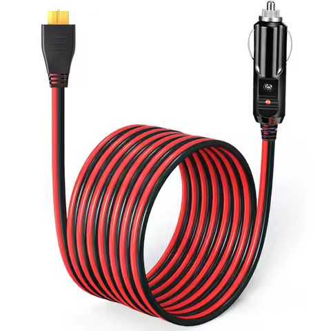 3m/1.5m 12AWG XT60 Car Cigarette Lighter to XT60 Connector Cable for ALLPOWERS R600 R1500 R2500 Ecof