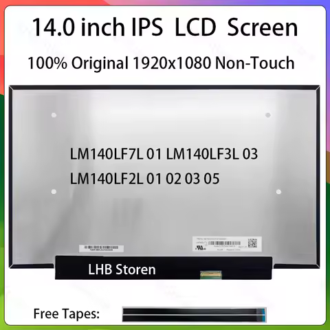 14 Inch Laptop LCD Screen LM140LF7L 01 LM140LF3L 03 LM140LF2L 01 02 03 05 Display Matrix Panel Repla