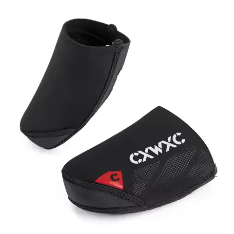 CXWXC CX-202 Mountain Bike Half Palm Shoe Cover Windproof And Warm Shoe-cover For Self-locking Shoes
