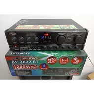 Amplifier AV-3022BT 1200Watts BT/USB/SD/FM DB Audio Professional Digital Karaoke Amplifier