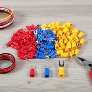500/1000pcs Fork Spade Wire Connectors 22-16AWG/16-14AWG/12-10AWG for Splicing Electrical Cable Ends