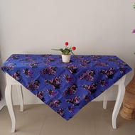 Taplak Meja Batik Kain Katun Ukuran 120x120cm Dekorasi Ruang Tamu Rumah Sekolah Kantor