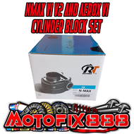 RT Cylinder Block Set for YAMAHA NMAX v1 v2 and AEROX v1 with Piston Piston Rings Gasket Lock and Pi