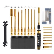 9 in 1 RC Tool Kit, RC Car Tool Kit RC Hex Driver Screwdriver Set for RC Car Hobby Tools