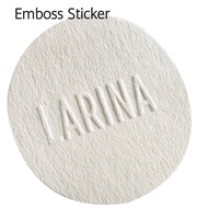 Emboss Sticker / Label Sticker /Gold Stamping Sticker