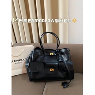 B rodeo rodeo First Layer Cowhide Large Profile Bag Platinum Underarm Bag Handbag