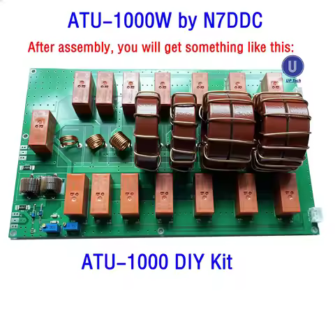 ATU-100 Update Full Kit ATU-1000 ATU1000 ATU-1KW ATU1000W Automatic Antenna Tuner 7x7 by N7DDC 3.2Fi