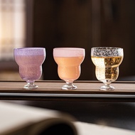 E0313-Gourd Goblet Glass Wine Glass White Wine Glass Purple Gourd Master Cup 70ml Single Cup Tea Tas