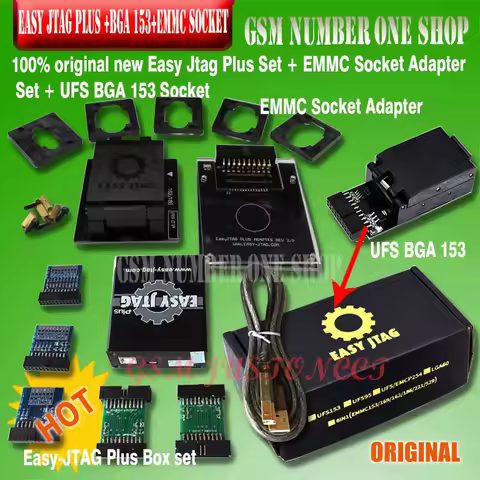 2025 original new Z3X-Easy Jtag Plus EMMC Socket + Easy-Jtag Plus UFS BGA-153 Socket Adapter