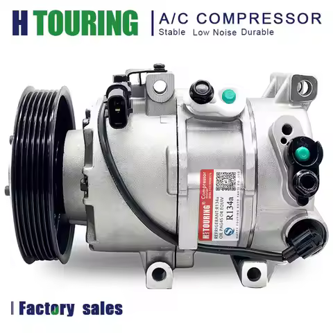 A/C AC Compressor DVE12 for Hyundai ACCENT IV Saloon RB KIA RIO III UB CVVT 1E39E14100 1E39E-14100 1