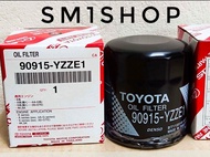 กรองเครื่องแท้  อัลติส ยาริส วีออส 90915-YZZE1  กรองน้ำมันเครื่องใช้กับ TOYOTAสำหรับ:  TOYOTA 16 VAL