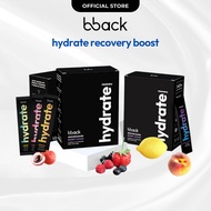 BBack Hydrate Recovery Boost (Lychee / Lemon / Peach / Berries) | Hangover Cure & Rehydration | Elec