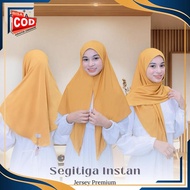 New Instant Triangle Hijab Plain Triangle Jersey Instant FC.ID GN-67