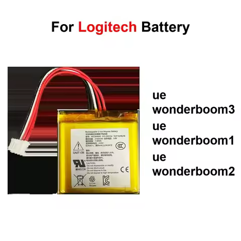 Battery Long-Lasting 2100mAh For Logitech UE Wonderboom 1 2 3