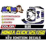 HONDA CLICK 125i/150i V2/V3 KEY IGNITION STICKER / DECALS ANTI-SCRATCH
