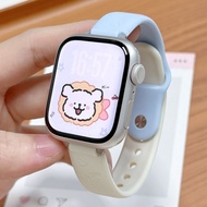 Suitable for Glory Choice Watch ROSSINI 2i Strap Laser Engraving Silicone 2i Cute KT Cat Reverse Buc