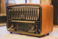 Elizabeth 復古木製藍牙喇叭收音機