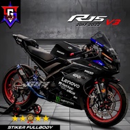 Decal R15 V3 Sticker Decal Motor R15 V3 Striping R15 V3 Sticker Yamaha R15 V3 Fullbody