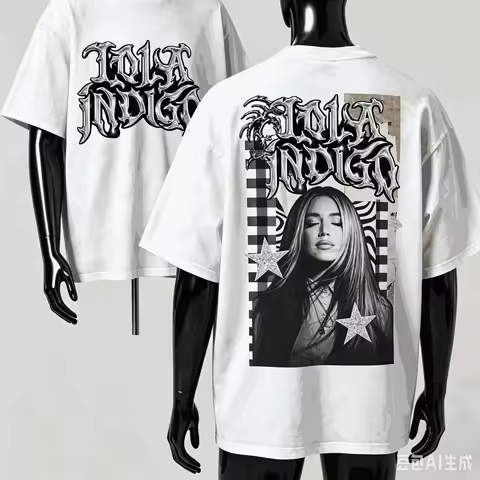 Lola Indigo for Fan Gift T-shirt Men Women Harajuku Oversized Unisex Short Sleeve Streetwear high qu