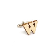 KEMEJA Houseofcuff Cufflinks Cufflinks Cufflinks Initial Wood Cufflinks Cufflinks W