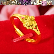 Fashion open ring female small fresh personality design sense Chinese style 520 female ring ring Cincin emas 9 good