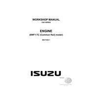 Truck Engine Repair Manual (Dvd) Isuzu C E LV series (6WF1 6WG1)