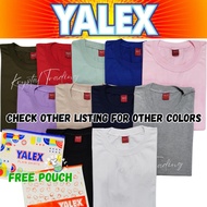 Yalex Round Neck Red Label Tshirt Plain Shirt Yalex Gold