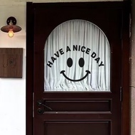 Have a Nice Day Creative Glass Door Window Mirror Window Decoration Sticker