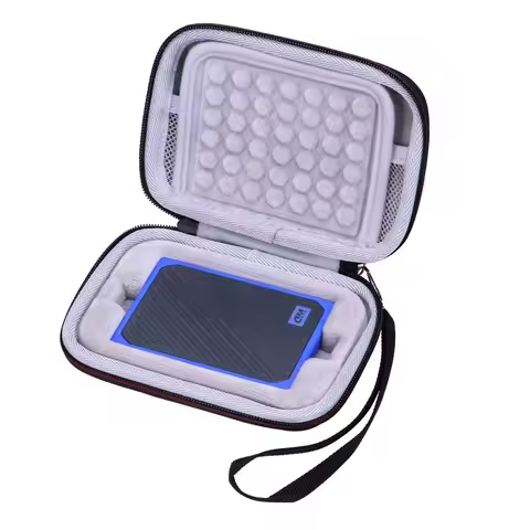 Hard drive Case for WD 500GB My Passport Go Cobalt SSD WDBY9Y5000ABT Storage Carrying Bag for Hard D