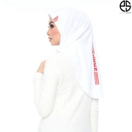 TUDUNG SUKAN ELHAM SUFI HIJAB SPORT STRIPE NAME