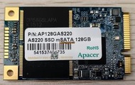【可開發票】Apacer/ 宇瞻 MLC 工業級 AS220   128G  msata  固態硬盤