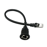 Waterproof RJ45 LAN Ethernet extension cable 1M long