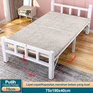 Dipan Tempat Tidur Lipat Ranjang Lipat Dipan Single Ranjang Lipat Dipan120x200 Ranjang Besi Kasur Si
