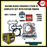 HPSP RACING BLOCK CERAMICS (TECH 3) COMPLETE SET WITH PISTON FORGED