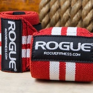 SALE TERMURAH !!! ROGUE WRIST WRAPS RED &amp; WHITE WRAP SUPPORT STRAPS
