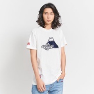江戶勝 日系 大漁系列 可愛富士山 短袖T恤-男裝 (米白色) #上衣