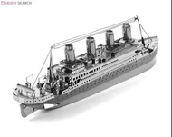 Metallic nano puzzle 鐵達尼號 titanic 金屬 3D 模型 砌圖