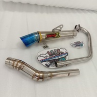 Open Spec Daeng sai4 exhaust pipe for tmx 125 155 Russiai tc Pinoy skygo raider 150 bajaj CT snper 135 150 RS150 motoposh euro viperman DL150 51mm