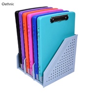 Oathnic File Storage Case with File Clipboard Waterproof File Folder Portable File Box