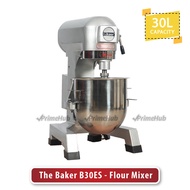 PrimeHub The Baker B30ES - (30 Litre) Flour Mixer Dough Mixer Egg Beater Heavy Duty Commercial Flour