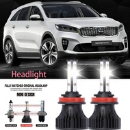 สำหรับ KIA SORENTO II (XM) 2010-2023 (ไฟฉายคาดศีรษะ) LED LAI 40W ไฟไฟหน้าอัตโนมัติรถยนต์ไฟหน้าสีขาว6